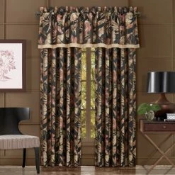 Alternative view of Top 10 🔔 Five Queens Court Martina 84 Inch Window Panel Pair 👍