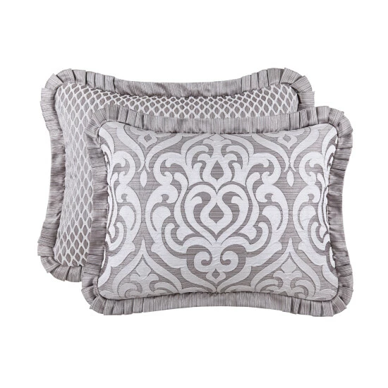 Best Pirce π Five Queens Court Lafayette 4-piece Silver Damask Comforter Set π 3 Best Pirce π Five Queens Court Lafayette 4-piece Silver Damask Comforter Set π - Image 3