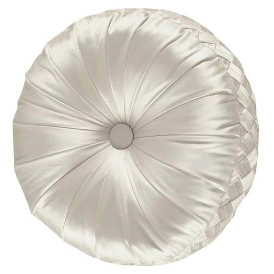 Cheap π Five Queens Court Saranda Button-tufted Round Decorative Throw Pillow Silver π― 1 Cheap π Five Queens Court Saranda Button-tufted Round Decorative Throw Pillow Silver π―