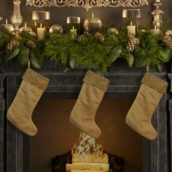 Budget ⌛ Five Queens Court Shimmer 🎁 Christmas Stocking Crimson 🔥 -Five Queens Court Shop unnamed file 656