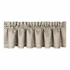 Coupon 👏 Five Queens Court Beaumont Champagne Straight Window Valance 🧨