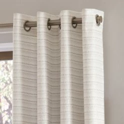 Alternative view of Coupon 🔔 Five Queens Court Ellie Grommet Top Single Curtain Panel 😉