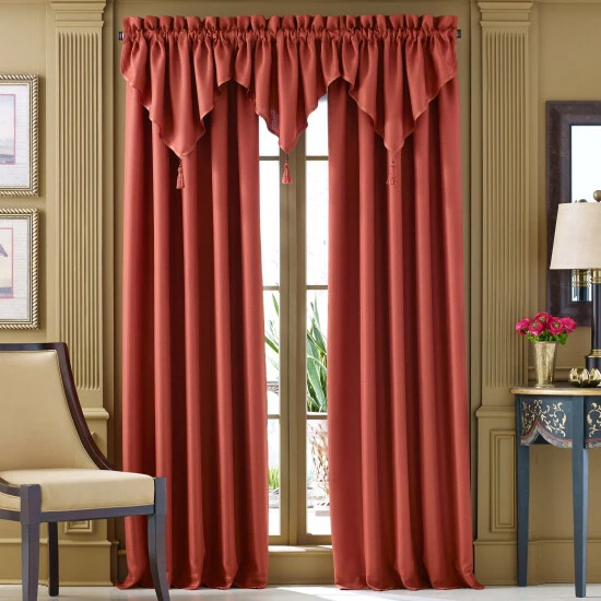 Outlet ✨ Five Queens Court Jackson Herringbone Window Drapery With Rod Pocket Natural ✔️ 1 Outlet ✨ Five Queens Court Jackson Herringbone Window Drapery With Rod Pocket Natural ✔️