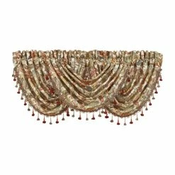 Alternative view of Best Sale ⌛ Five Queens Court August Window Waterfall Valance 🎉