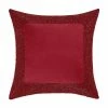 Outlet 🎉 Five Queens Court Shimmer Pillow 16" Square Embellished Decorative Throw Pillow Gold 👏