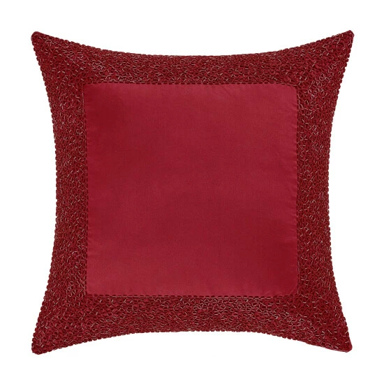 Outlet π Five Queens Court Shimmer Pillow 16" Square Embellished Decorative Throw Pillow Gold π 1 Outlet π Five Queens Court Shimmer Pillow 16" Square Embellished Decorative Throw Pillow Gold π