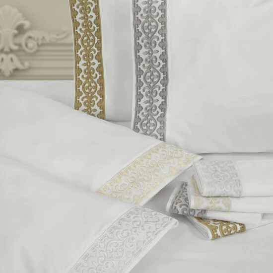 Cheap π Five Queens Court Makayla Embroidered Sheet Set White π 2 Cheap π Five Queens Court Makayla Embroidered Sheet Set White π - Image 2