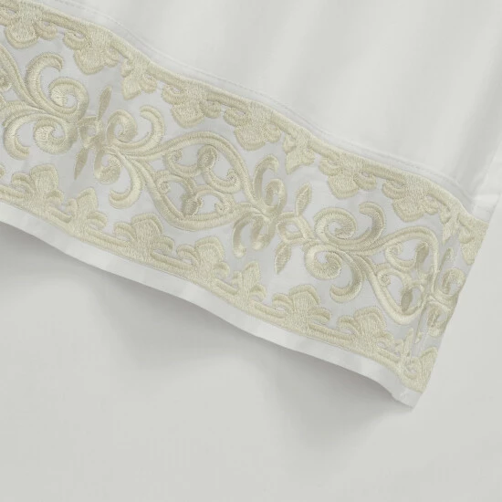 Cheap π Five Queens Court Makayla Embroidered Sheet Set White π 4 Cheap π Five Queens Court Makayla Embroidered Sheet Set White π - Image 4