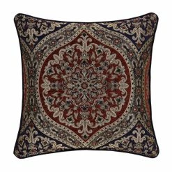 Hot Sale π Five Queens Court Tamera 20" Square Decorative Throw Pillow βοΈ