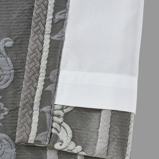 Cheapest β¨ Five Queens Court Mackay Lined Woven Jacquard Curtain Panel Pair With Tiebacks White π 5 Cheapest β¨ Five Queens Court Mackay Lined Woven Jacquard Curtain Panel Pair With Tiebacks White π - Image 5