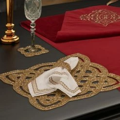 Best Pirce π Five Queens Court Felicity π Christmas Cotton Napkin 4 Pack β