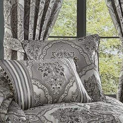 Alternative view of Discount 😍 Five Queens Court Silverstone 20 Inch Square Decorative Throw Pillow 🤩