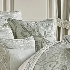 Alternative view of Best deal 😀 Five Queens Court Nouveau 18" Square Embellished Decorative Throw Pillow 😉