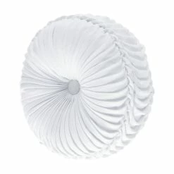 Promo 🔔 Five Queens Court Shelburne Tufted Round Decorative Throw Pillow ✔️