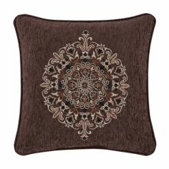Cheap π Five Queens Court Monaco 18" Square Decorative Throw Pillow π