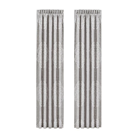 Flash Sale π Five Queens Court Lambert Silver Window Panel Pair β€οΈ 2 Flash Sale π Five Queens Court Lambert Silver Window Panel Pair β€οΈ - Image 2