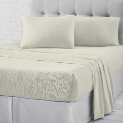 Best deal π Five Queens Court Royal Fit Jersey Cotton Sheet Set Silver π